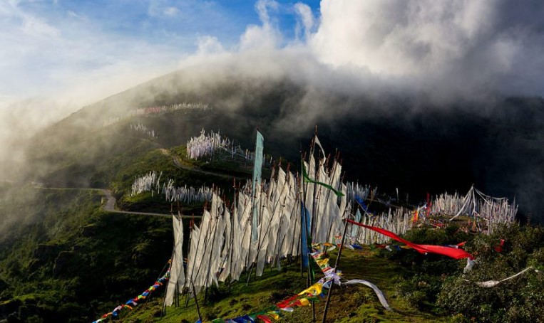 Across the Highest Drivable Chele La Pass in Bhutan