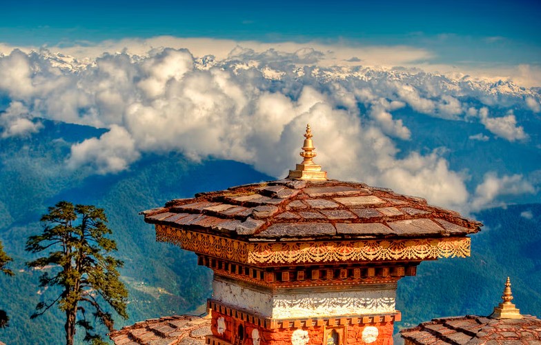 Traveling Across Dochula Pass in Thimphu